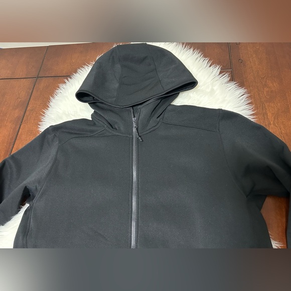 90 Degree By Reflex Men’s Size M Fleece Hoodie Jacket Black Sweatshirt Zip Up - Picture 7 of 16